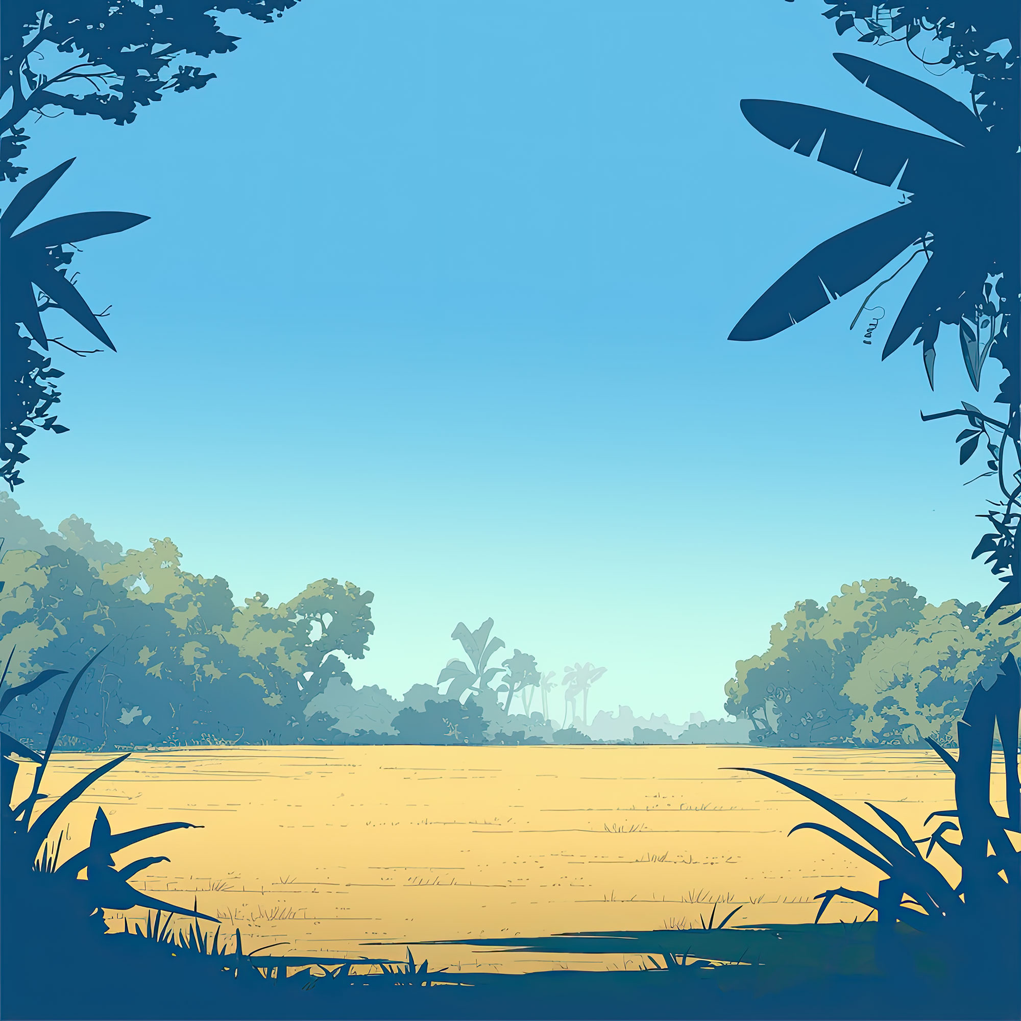 Preview for Serene-landscape-illustration-simple-backdrop-background-1d085