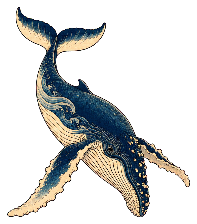 Preview for Ukiyo-e Ocean Humpback Whale