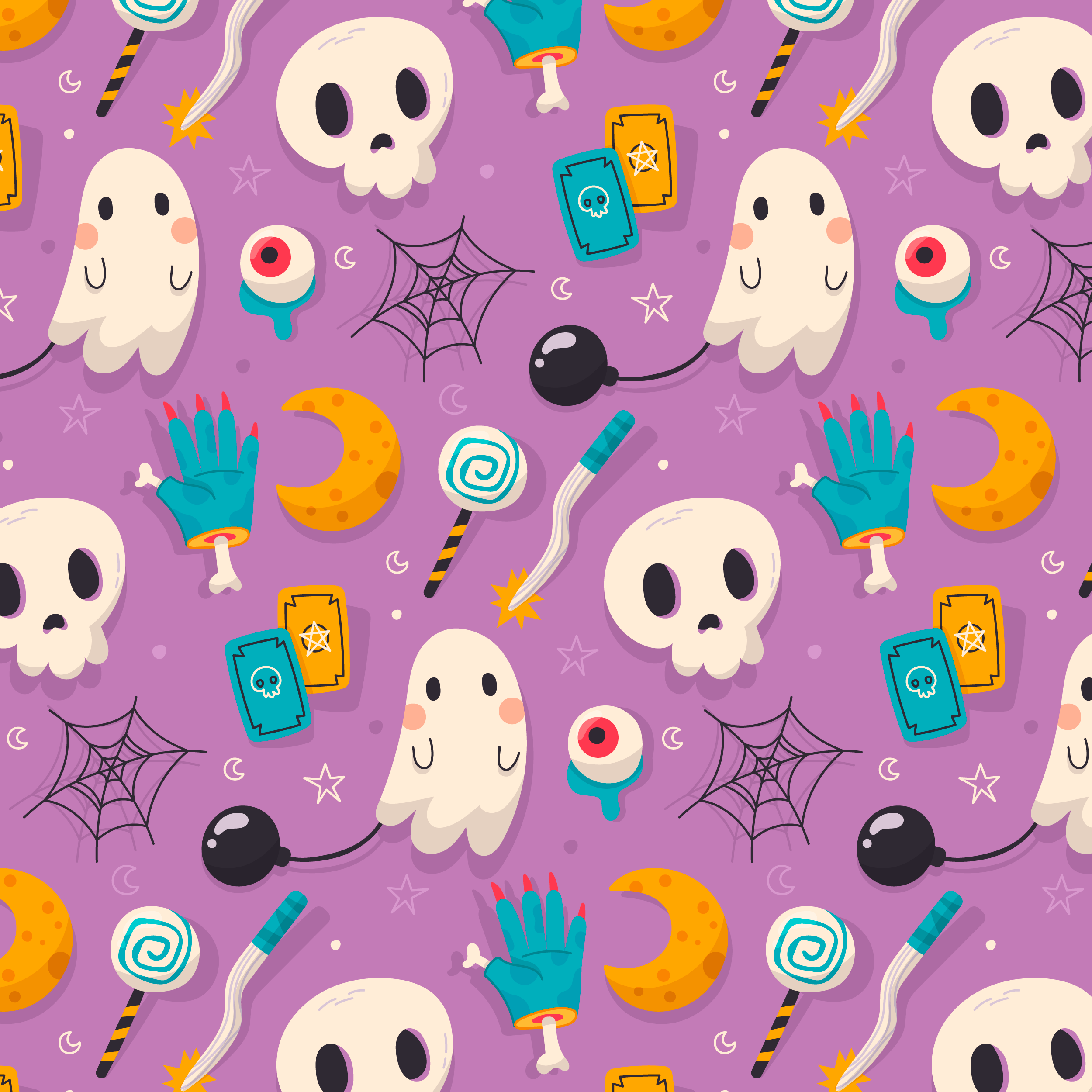 Preview for Halloween-pattern-design-background-890f7
