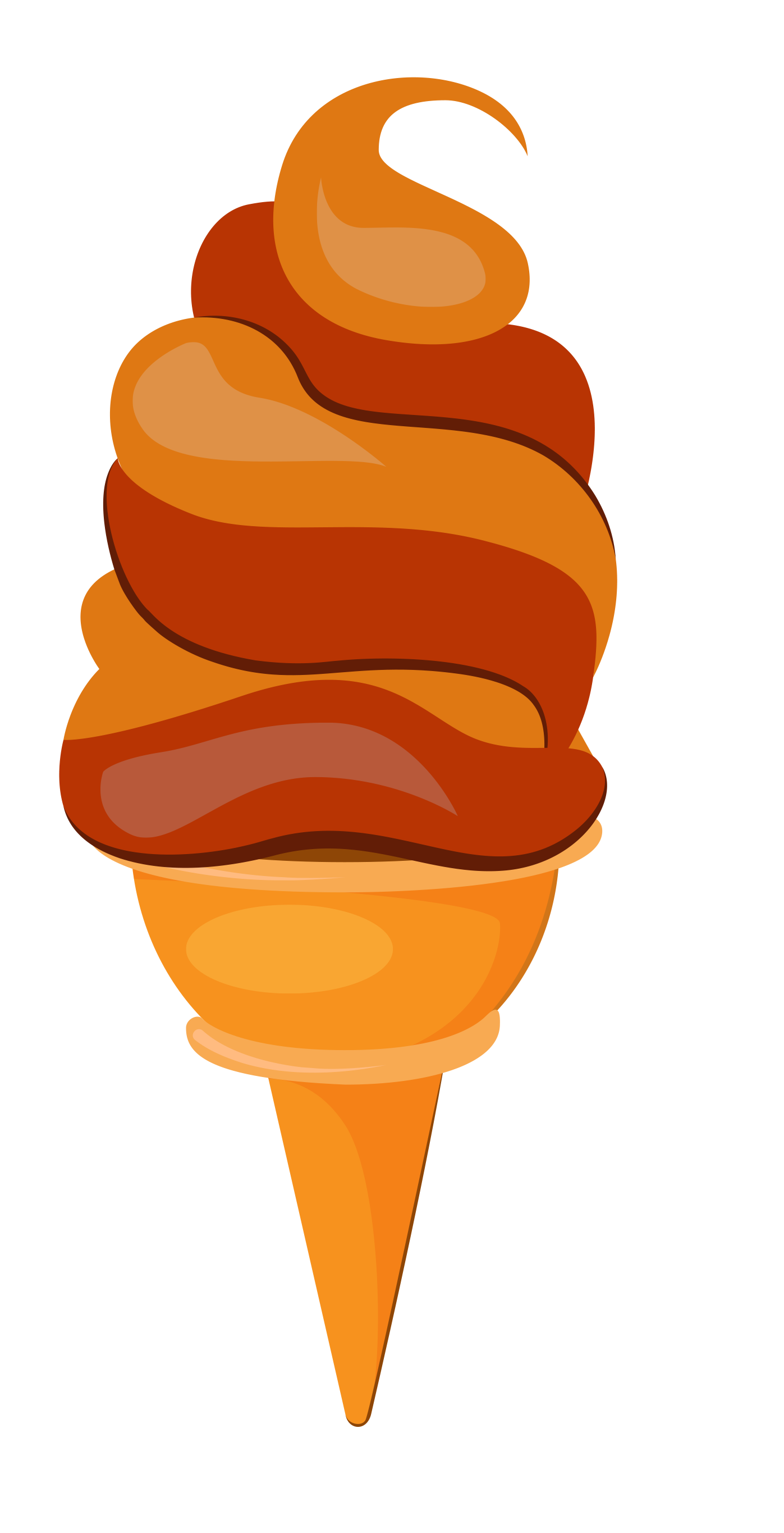 Preview for Caramel-swirl-ice-cream-cone-food-sticker-948ca