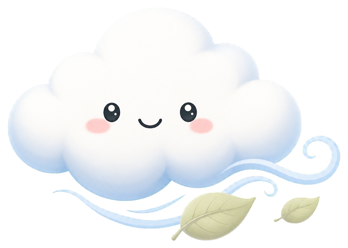 Preview for Cloud With Leaf Breeze Sticker