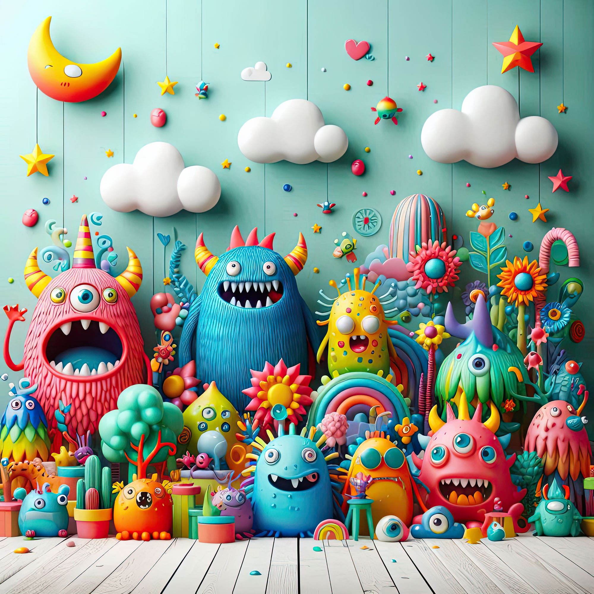 Preview for Whimsical-monster-collection-art-whimsical-backdrop-background-340df