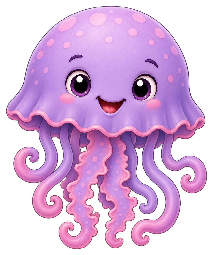 Preview for Jellyfish Sticker For Ocean-themed Designs
