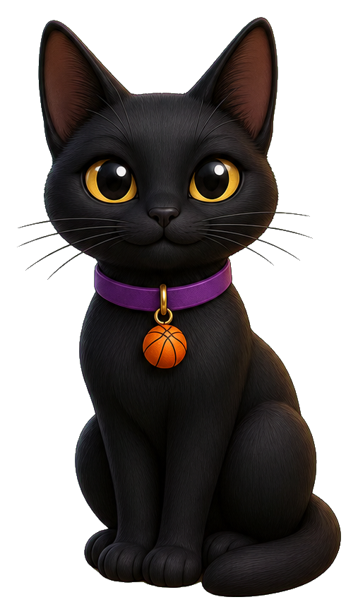 Preview for Basketball Cat Sticker