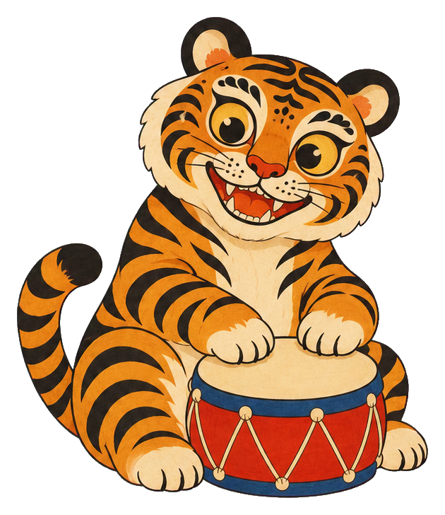Preview for Drumming Tiger
