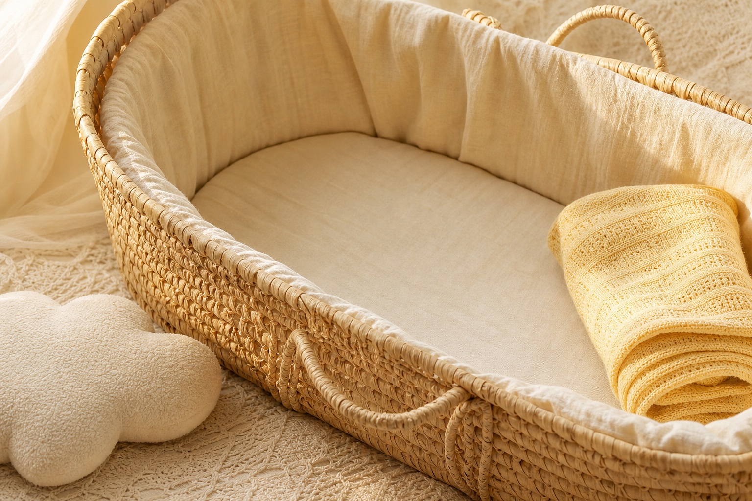 Preview for Baby Bassinet Stock Background