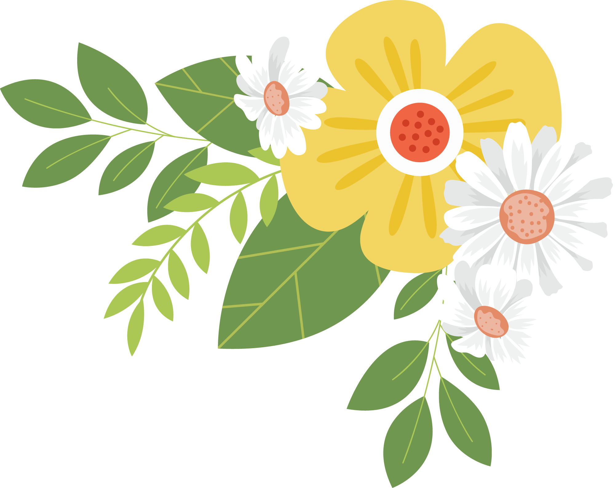 Preview for Floral-graphic-design-spring-sticker-f43fc
