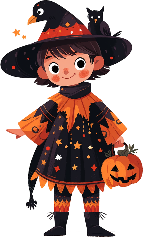 Preview for Halloween-witch-illustration-halloween-costume-sticker-1228f