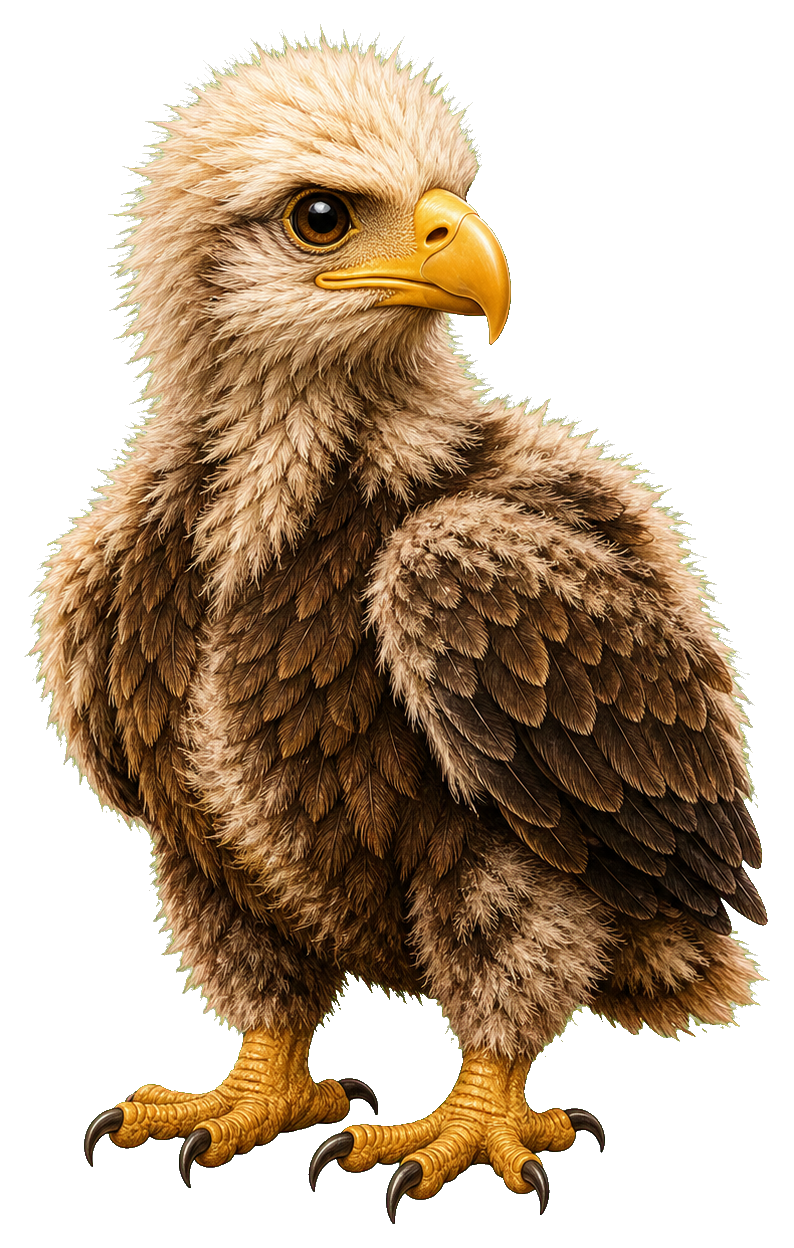 Preview for Young Eagle Chick Sticker