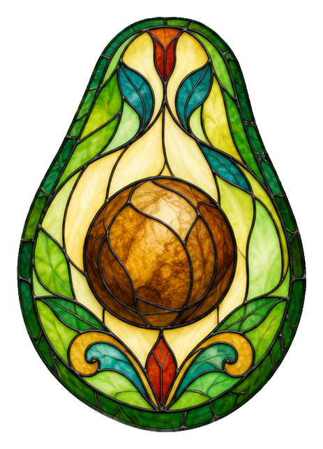 Preview for Stained Glass Fruit Avocado