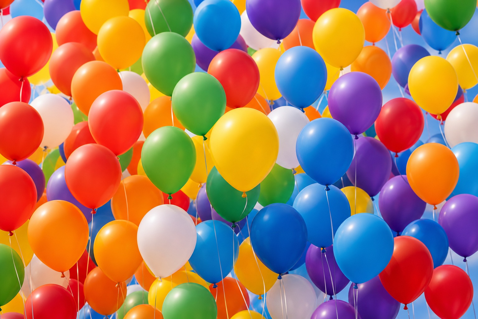 Preview for Rainbow Balloon Background Stock Background