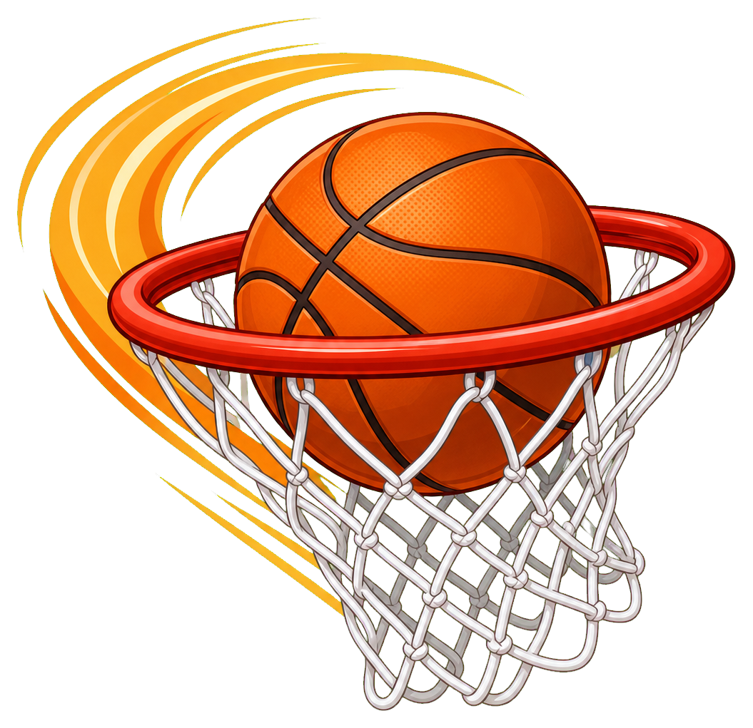 Preview for Basketball Hoop Swoosh Sticker