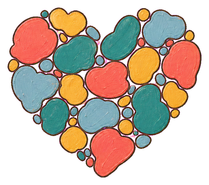 Preview for Paint Splatter Heart Sticker