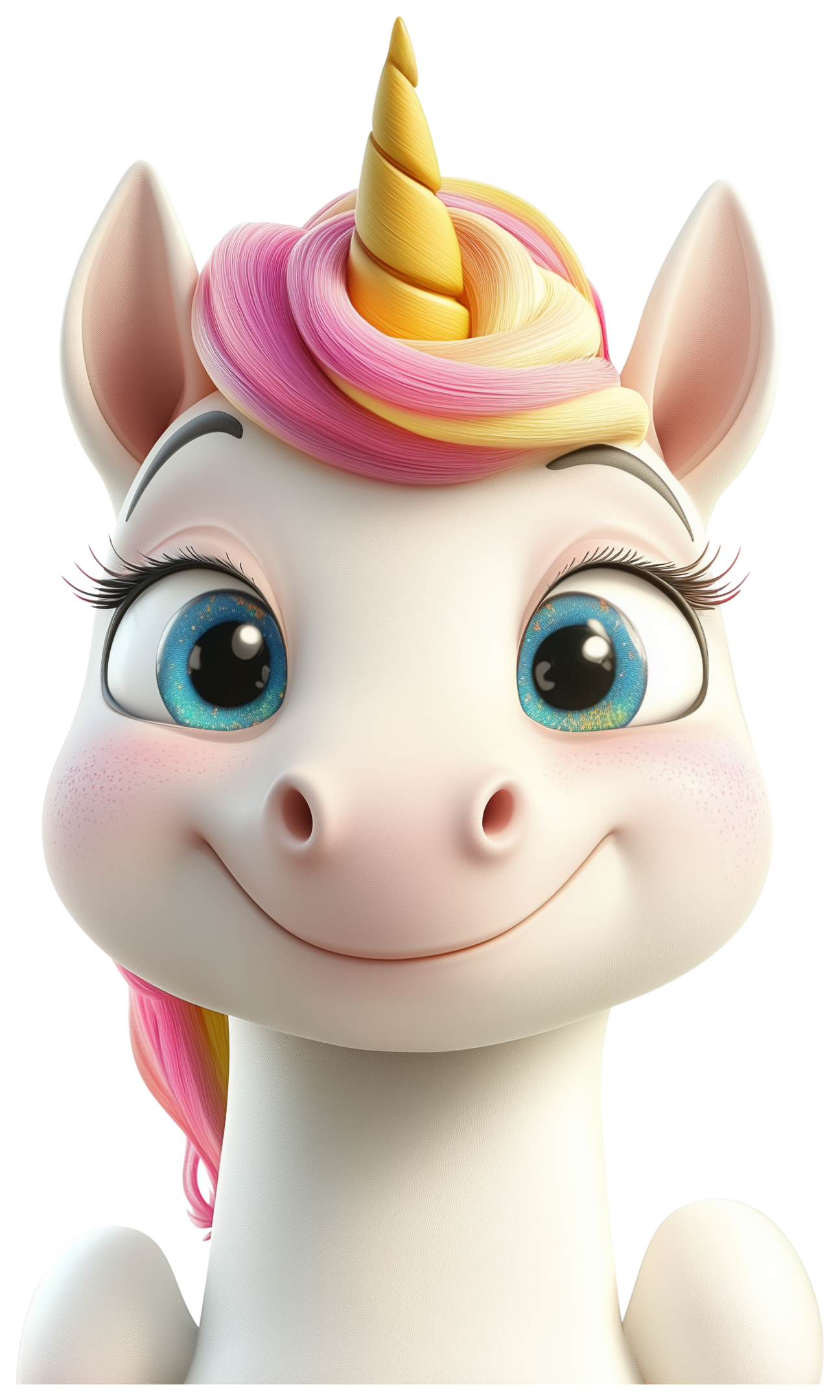 Preview for Cute Unicorn Emoji Sticker