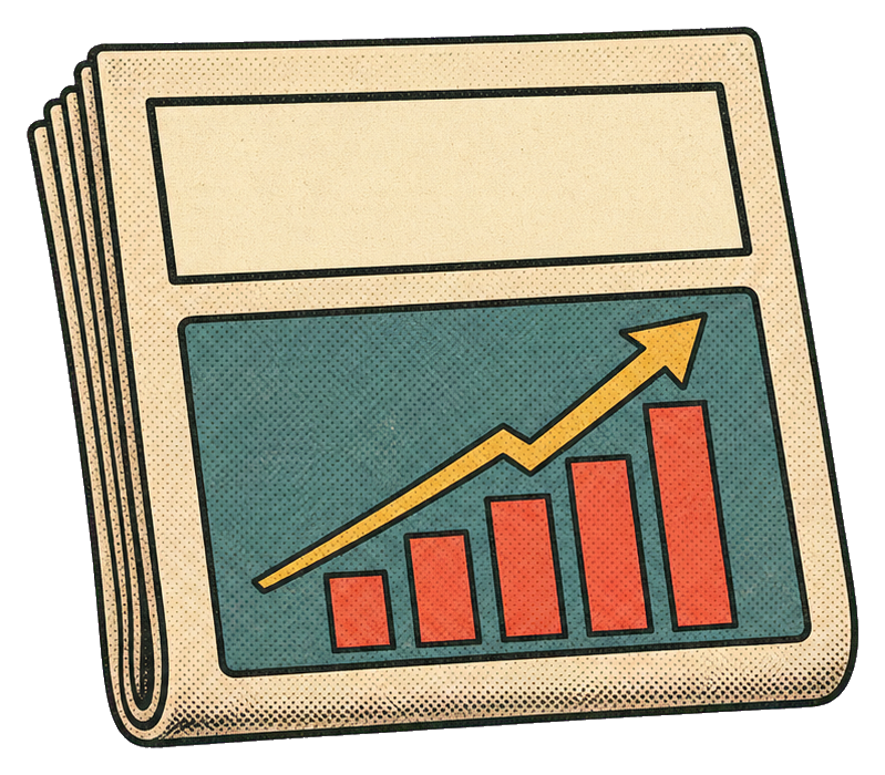 Preview for Market Newspaper Sticker Graphic
