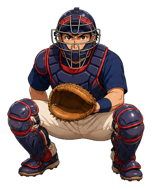 Preview for Anime Catcher Crouch Sticker