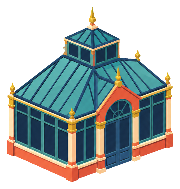 Preview for Isometric City Buildings Greenhouse