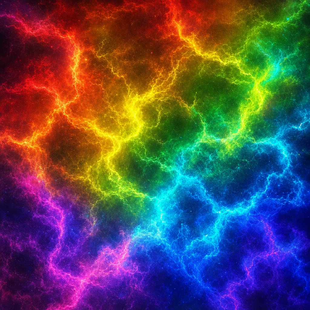 Preview for Rainbow Blacklight Neon Background