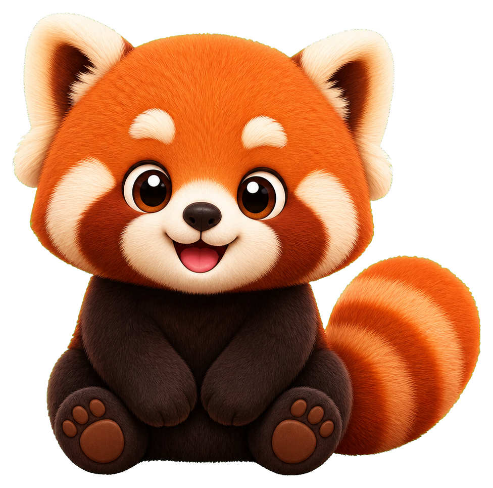 Preview for Red Panda Sticker For Cute Designs