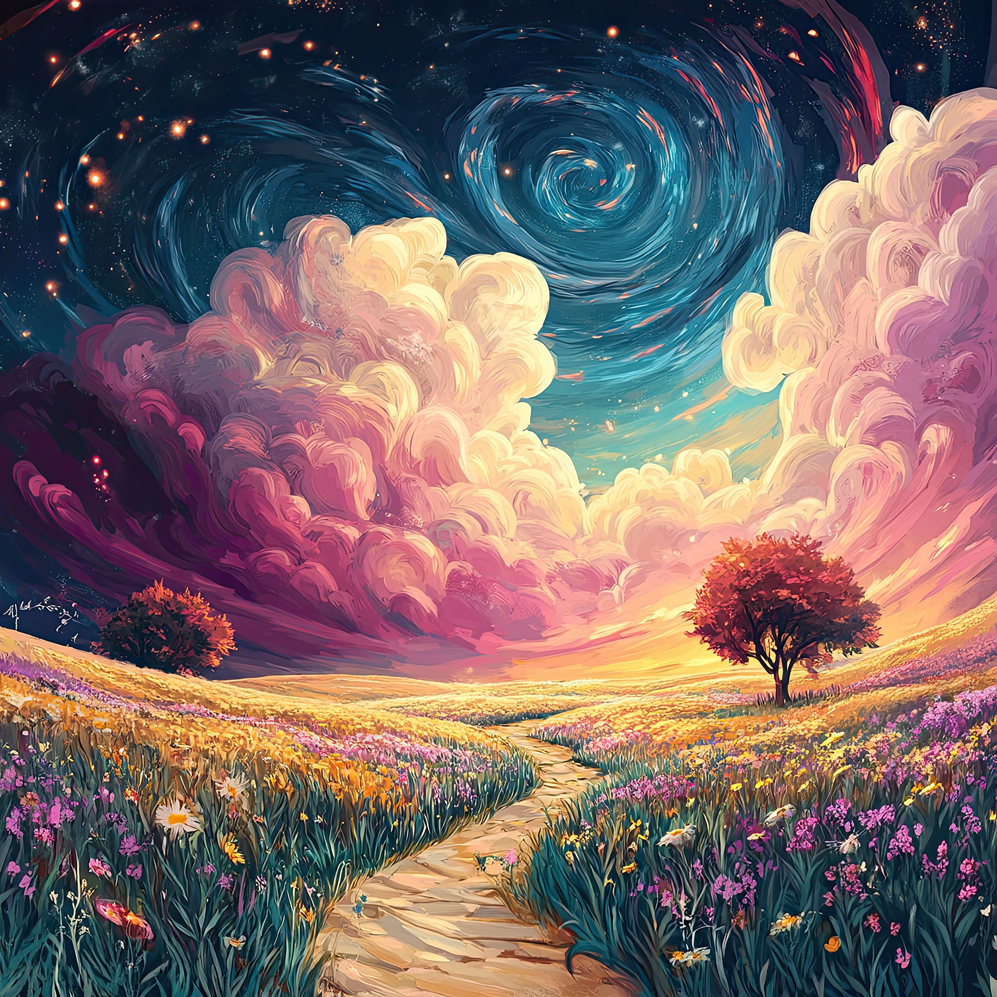 Preview for Surreal-landscape-digital-art-whimsical-backdrop-background-c753c