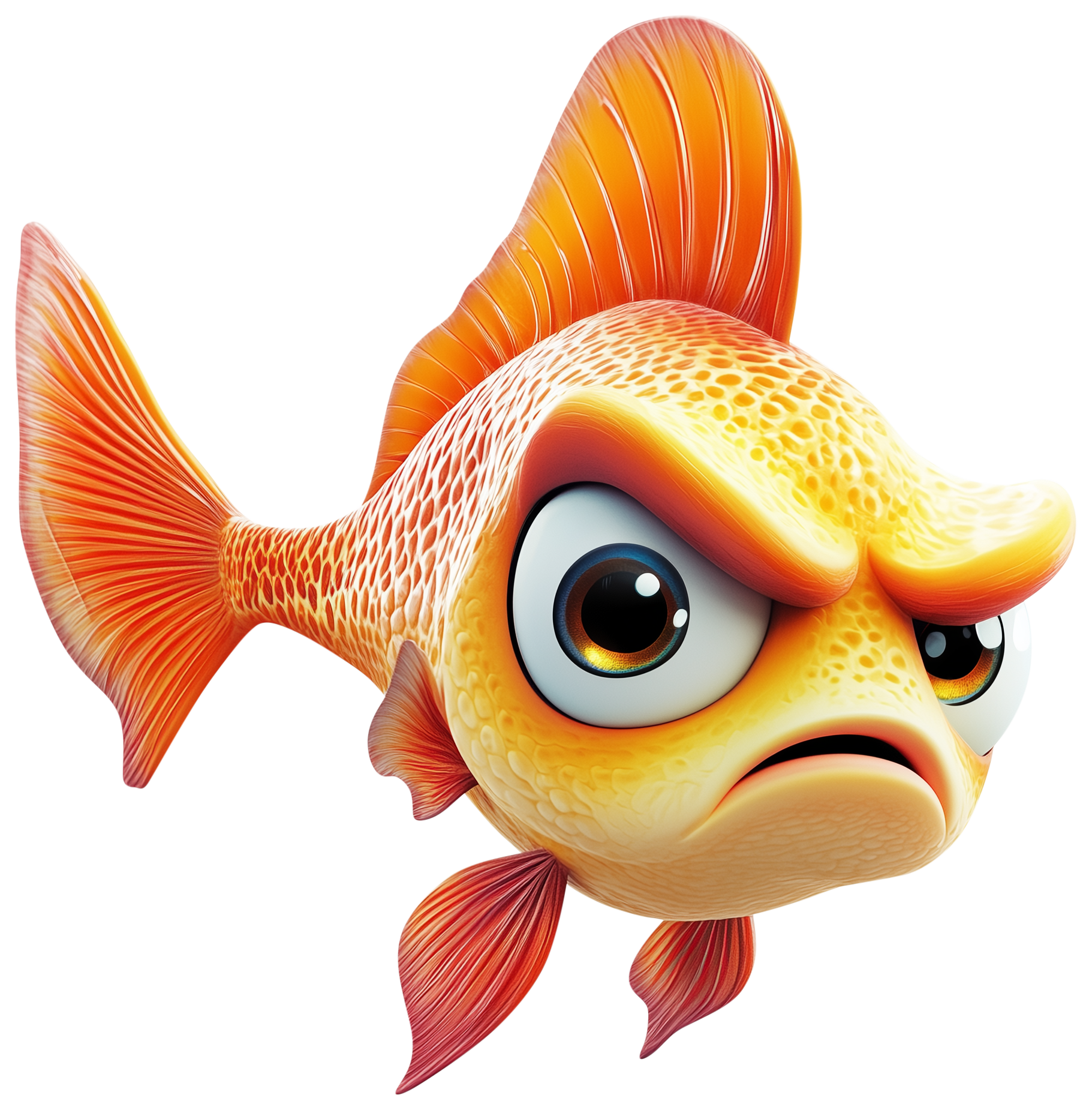 Preview for Gold Fish Emoji Sticker For Creative Designs