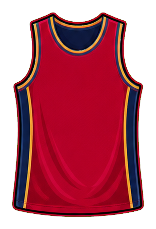 Preview for Basketball Jersey Sticker Graphic