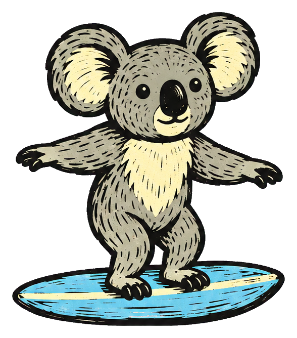 Preview for Surfing Koala