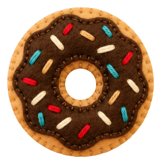 Preview for Felt Bakery Treats Chocolate Donut