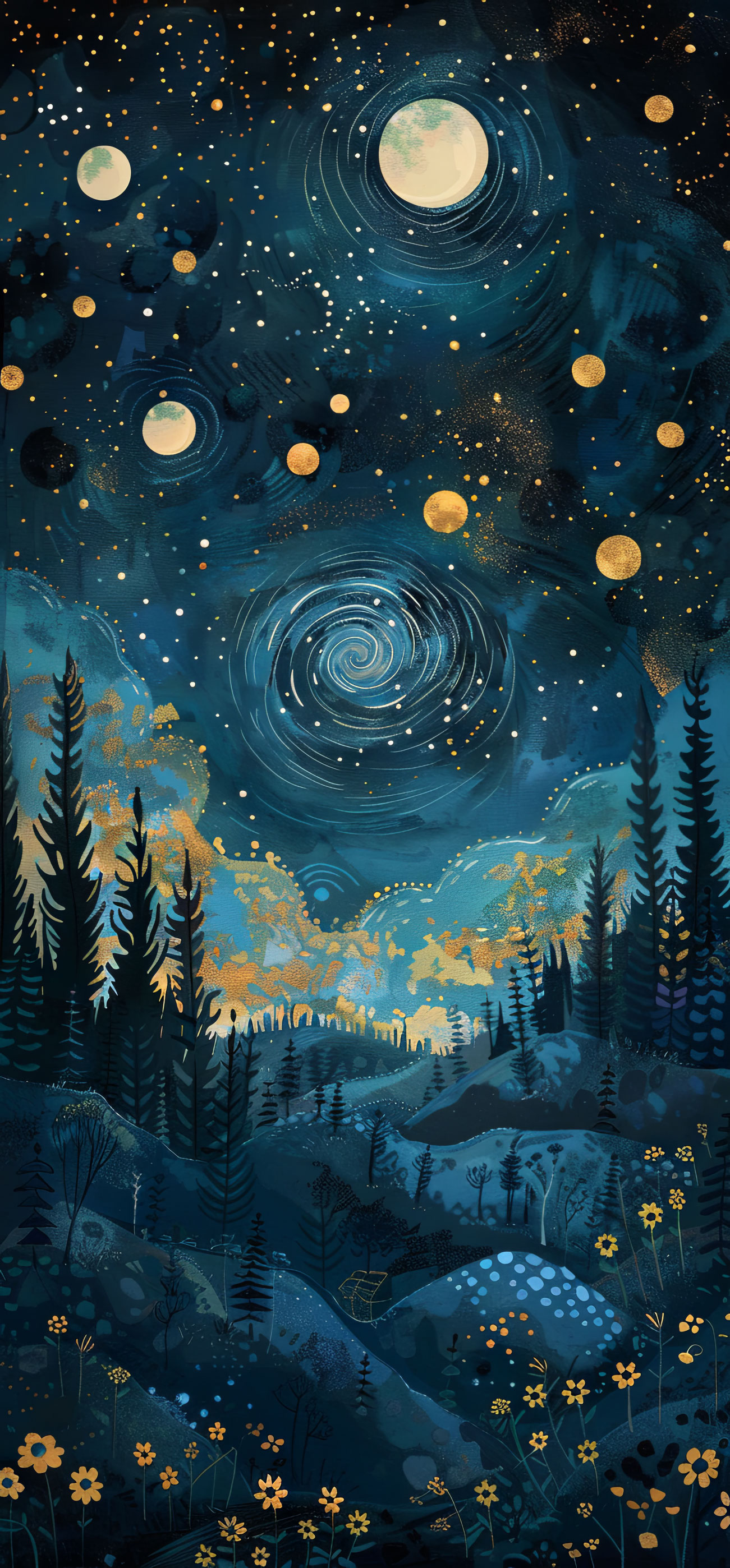 Preview for Celestial-night-landscape-astrophotography-phone-background-c63ba