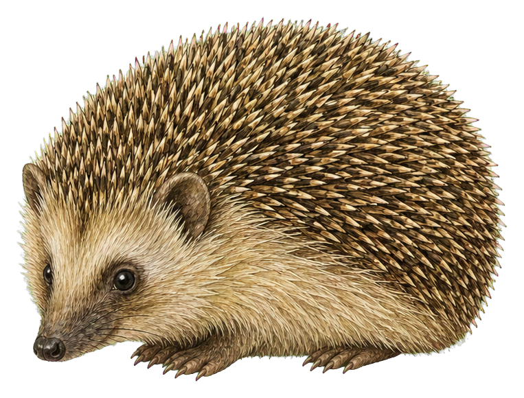 Preview for European Hedgehog Sticker Graphic