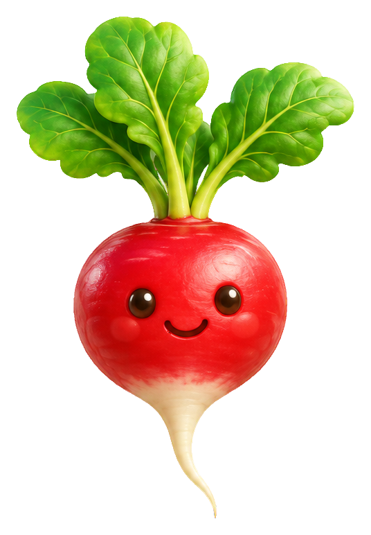 Preview for 3d Veggie Pals Radish Pal