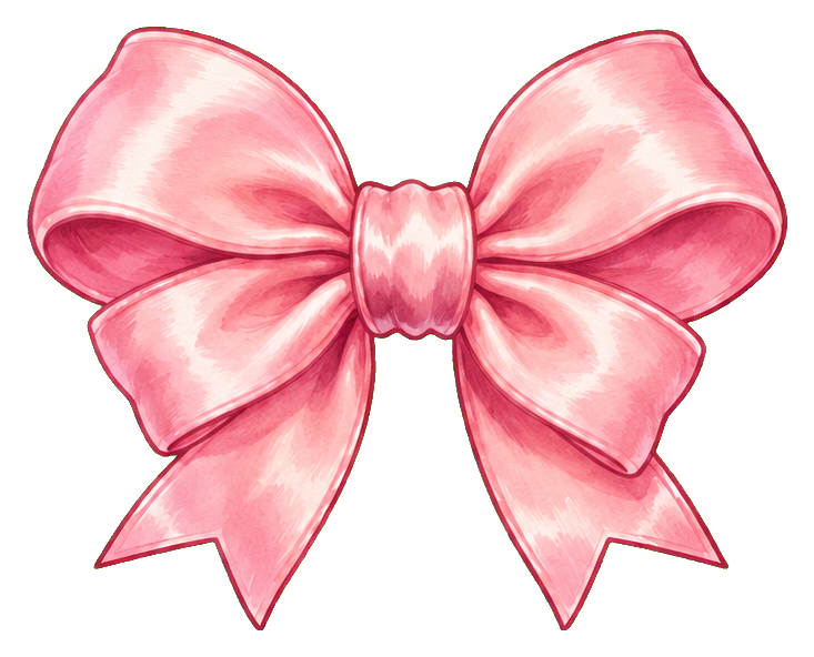 Preview for Coquette Pink Satin Bow