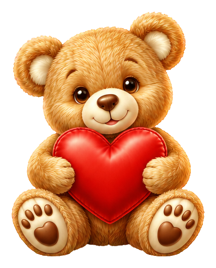 Preview for Valentine Keepsake Plush Bear