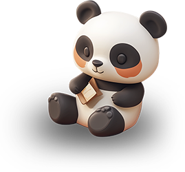 Preview for Cute-panda-with-book-animal-sticker-dd59f