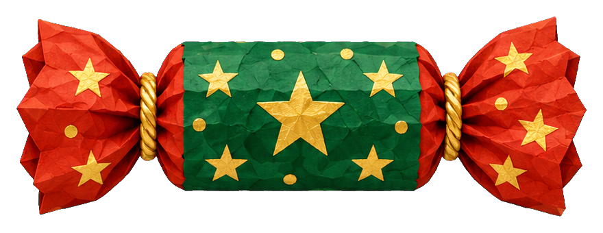 Preview for Christmas Party Cracker With Gold Stars