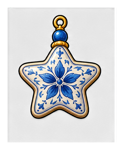 Preview for Ceramic Charm Star Sticker