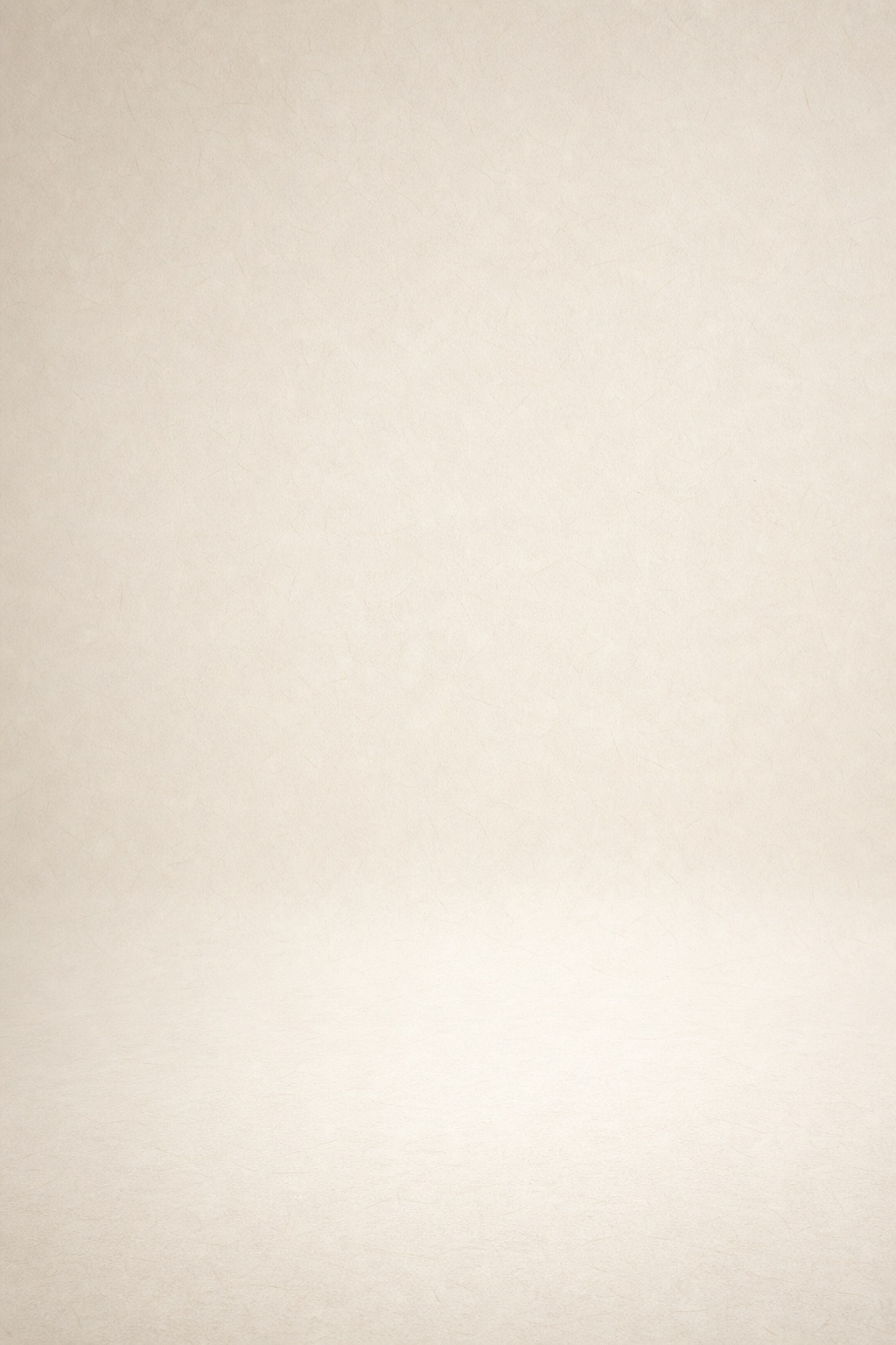 Vertical ivory textured background with a soft curved studio shadow and clean neutral surface