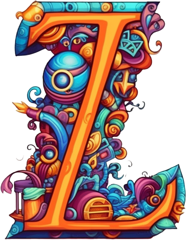 Preview for Stylized-letter-z-design-silly-letters-sticker-3c5f7