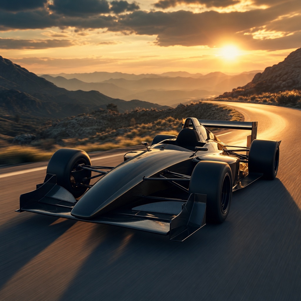 Preview for Open Wheel Golden Hour Stock Background