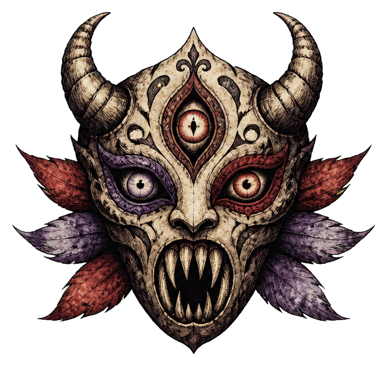 Preview for Snarling Chimera Mask Sticker