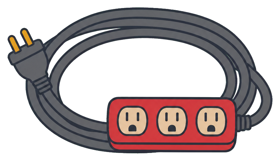 Preview for Extension Cord Sticker Graphic