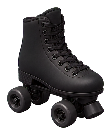 Preview for Black Roller Skate Sticker