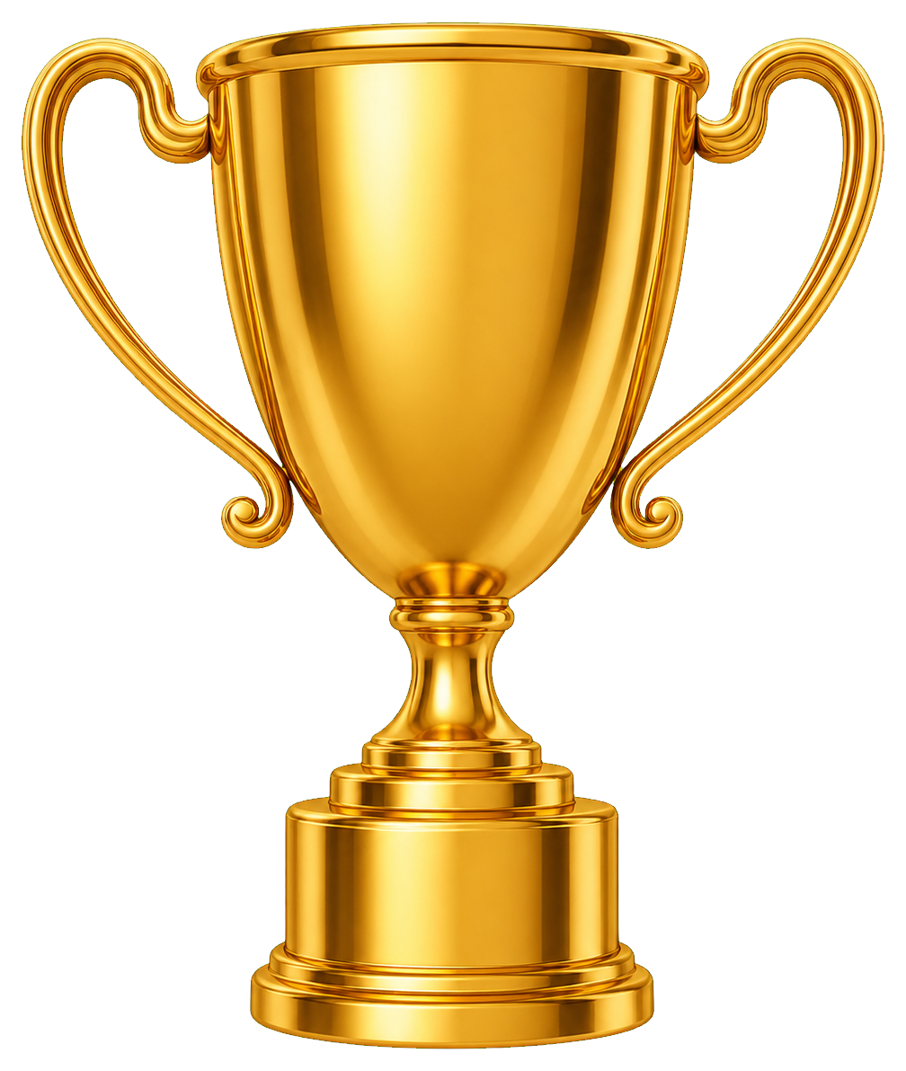 Preview for Gold Trophy Sticker For Sports Designs
