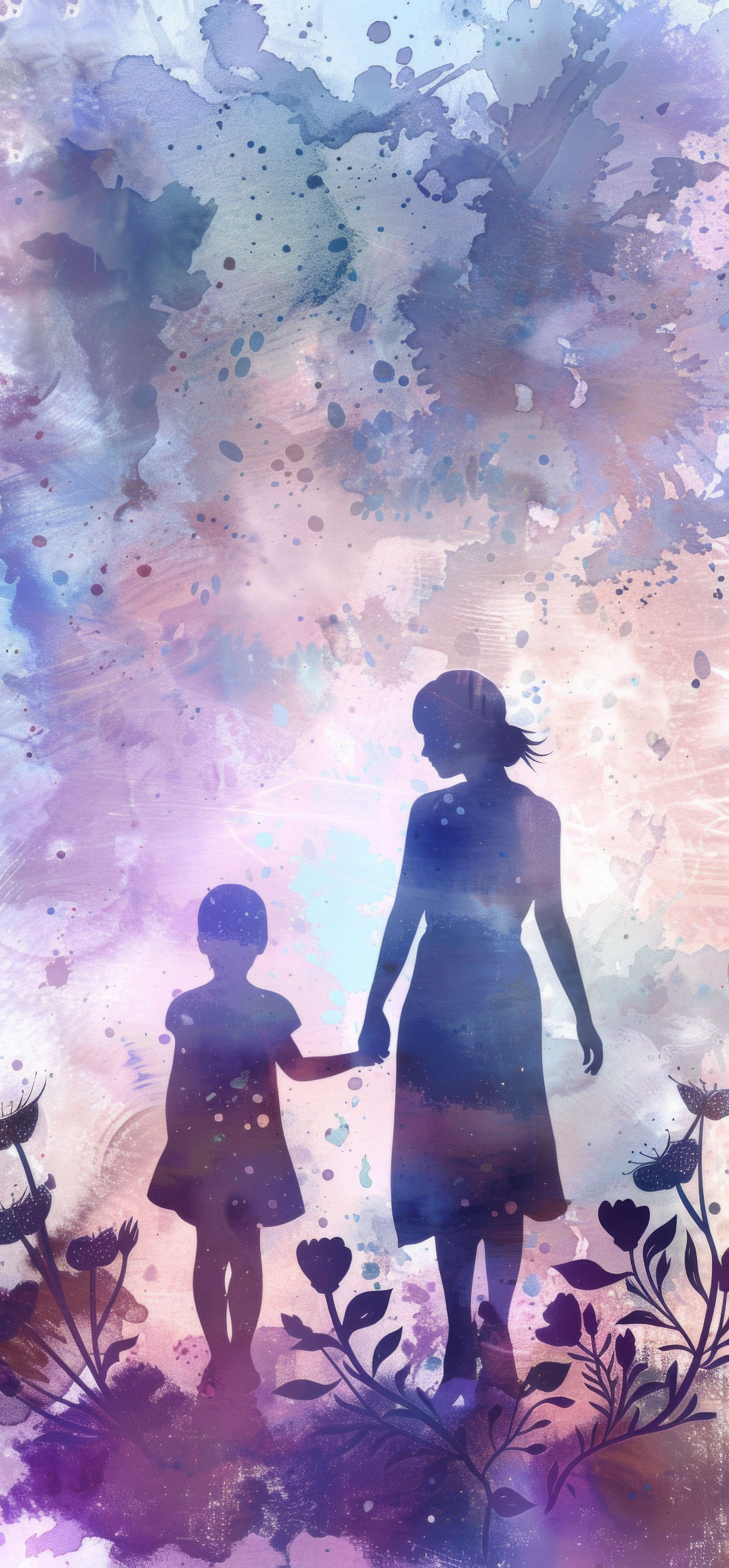 Preview for Mother-child-silhouette-art-mothers-day-background-a0c83