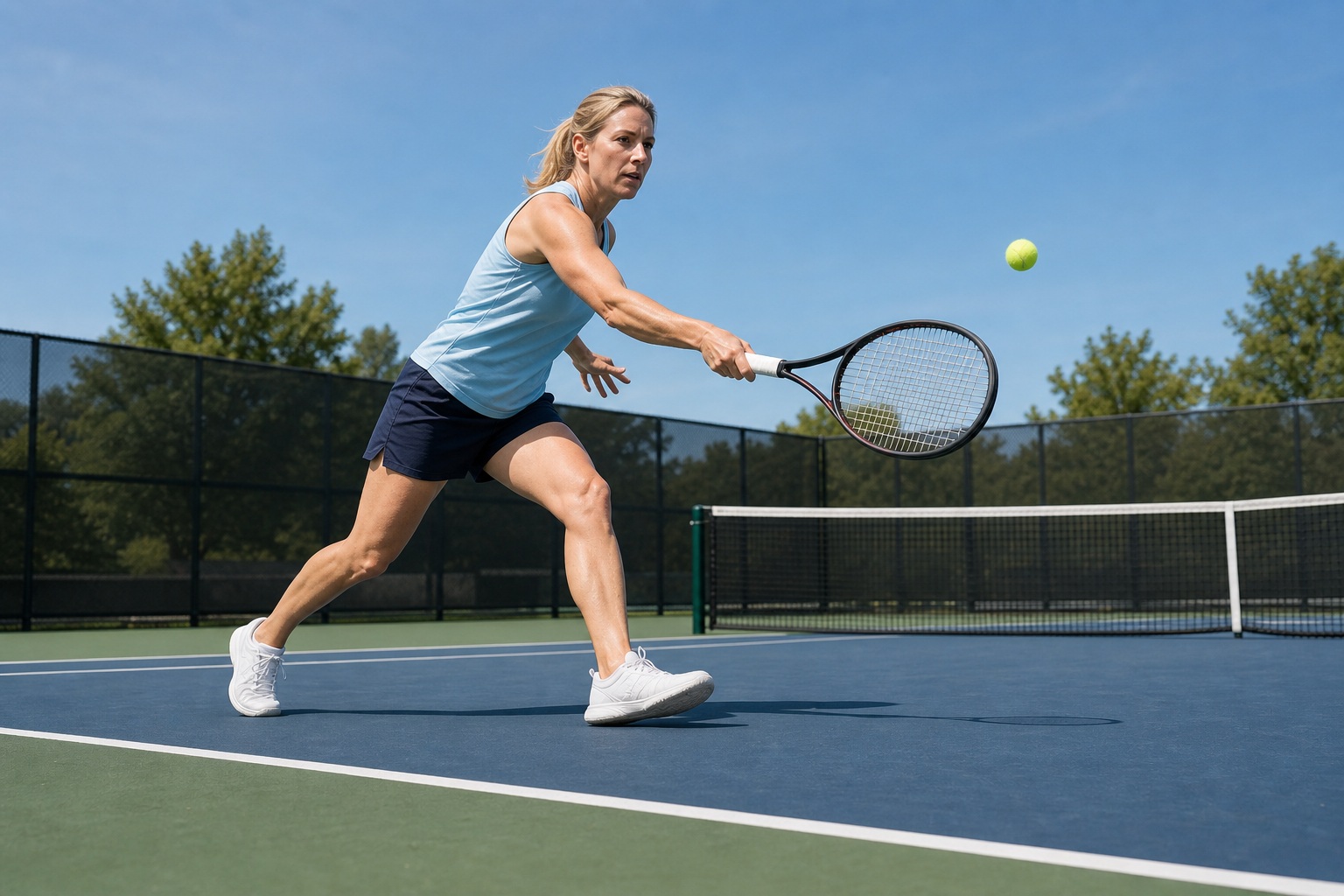 Preview for Low Angle Tennis Court Background