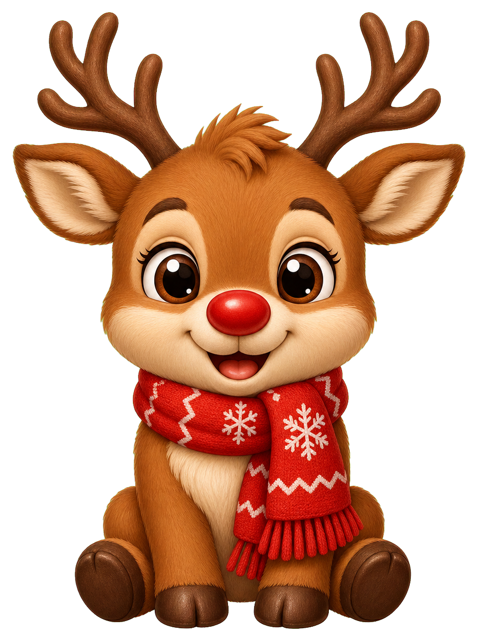 Preview for Christmas Reindeer Sticker Graphic