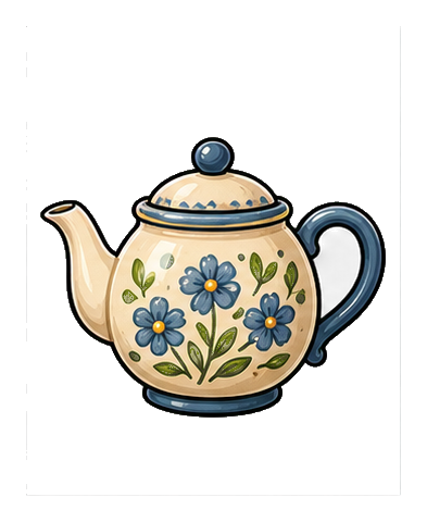 Preview for Teapot Sticker For Home Decor Designs