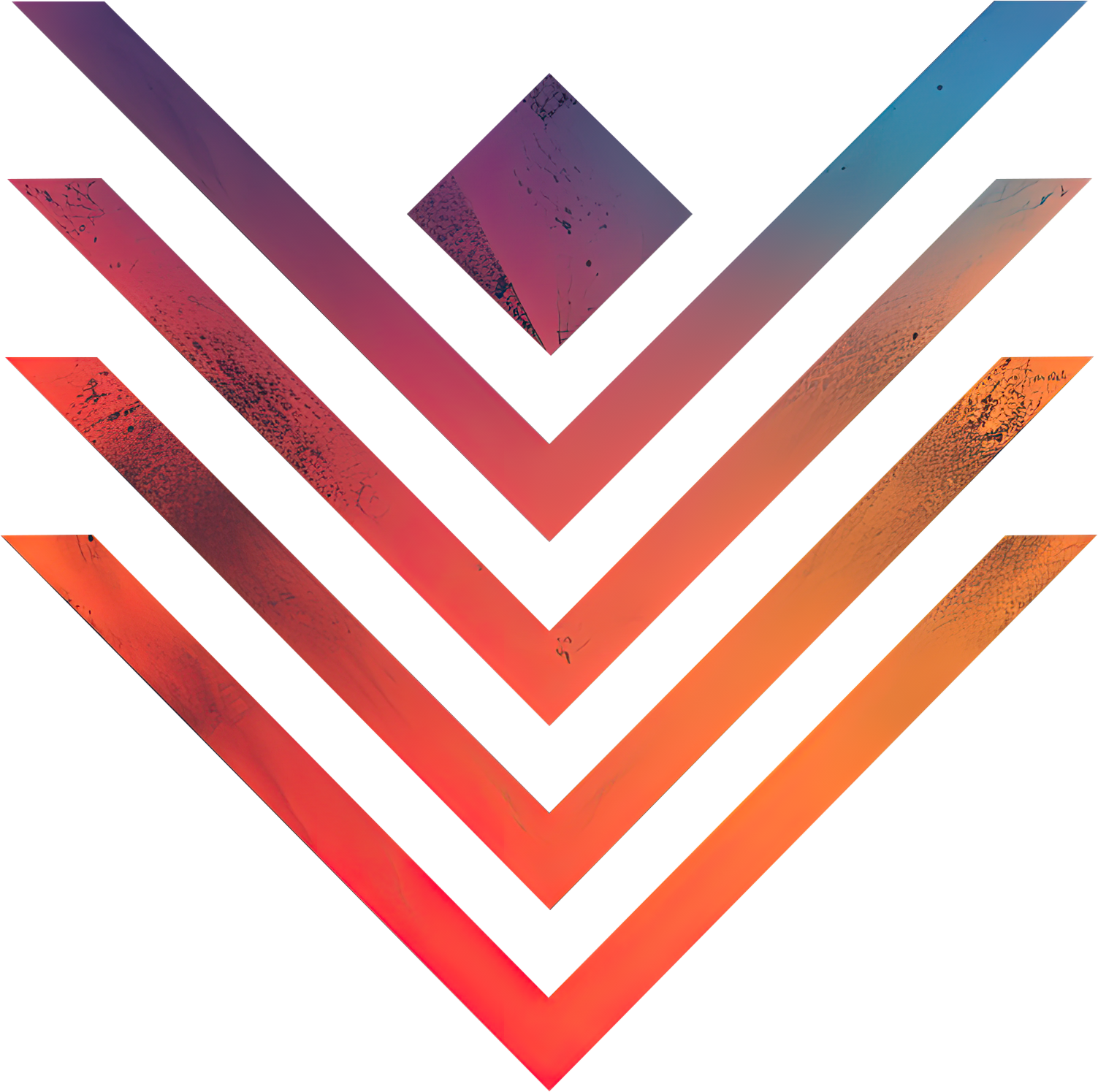 Preview for Gradient-chevron-design-element-logo-geometric-sticker-ccdd3