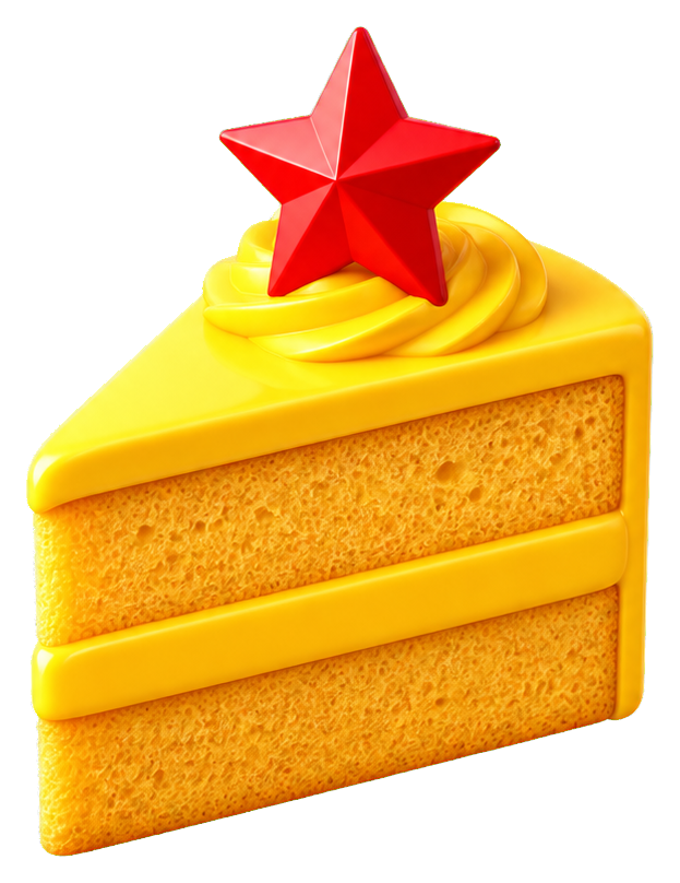 Preview for Comic Cake Slice Sticker