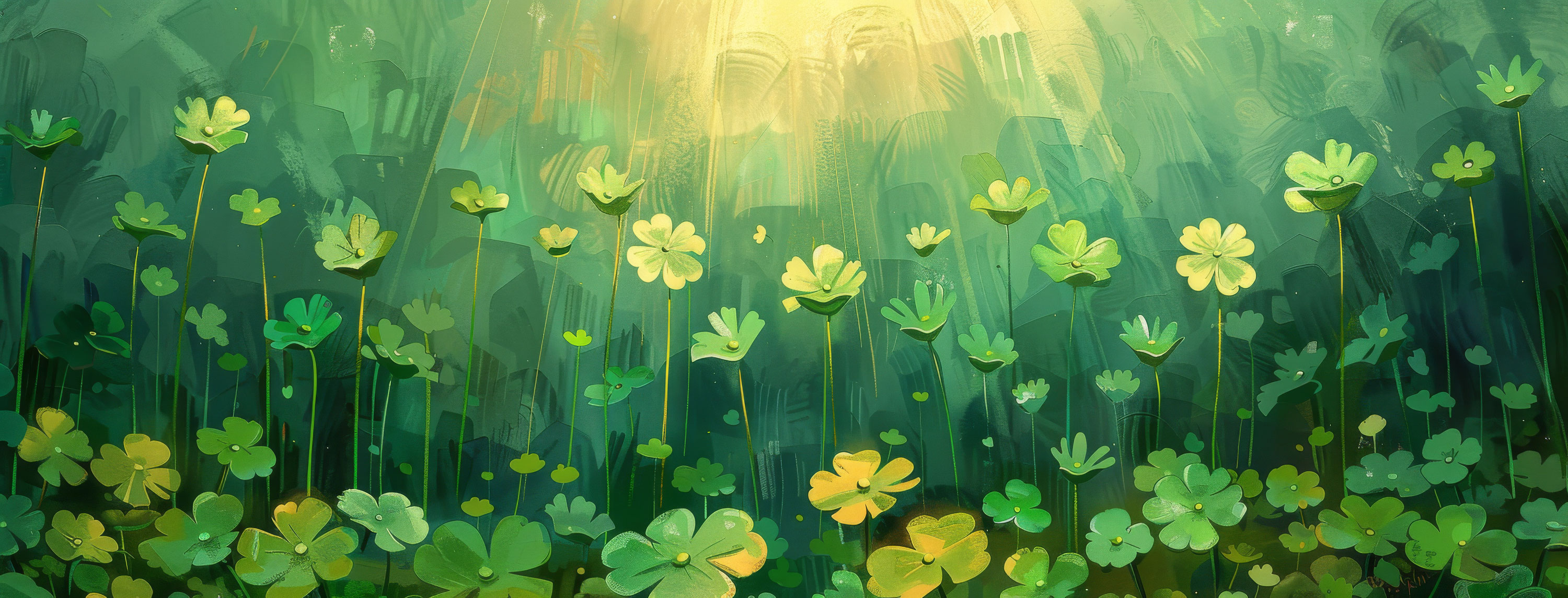 Preview for Serene-floral-landscape-st-patricks-background-7c304